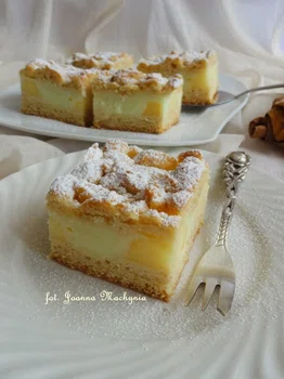 Ciasto jabłkowo-budyniowe