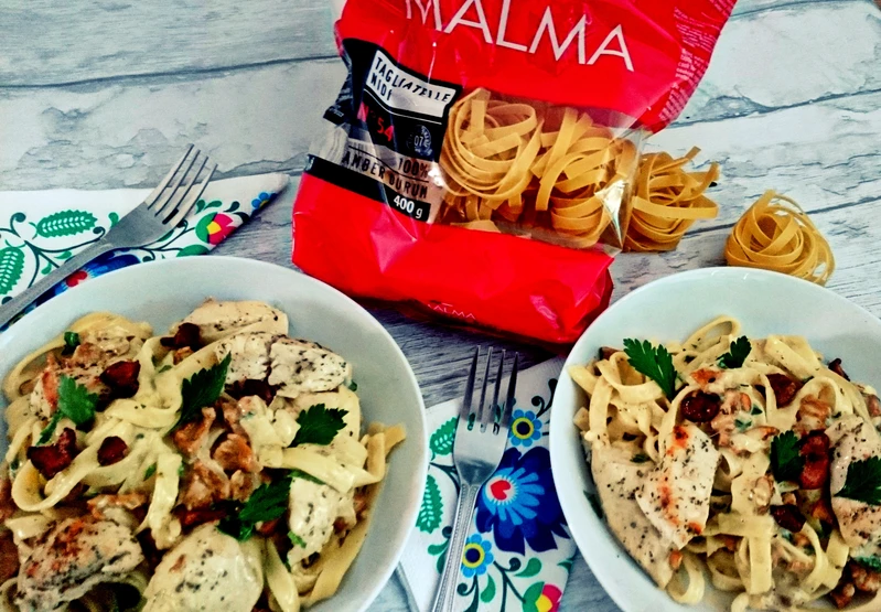 klasyka gatunku, czyli tagliatelle z kurkami