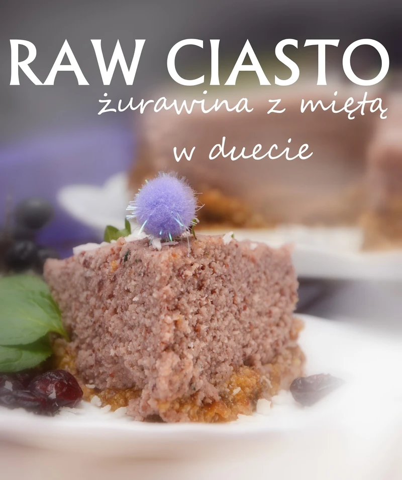 raw ciasto- bazylia z miętą w duecie