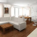 Salon z aneksem kuchennym