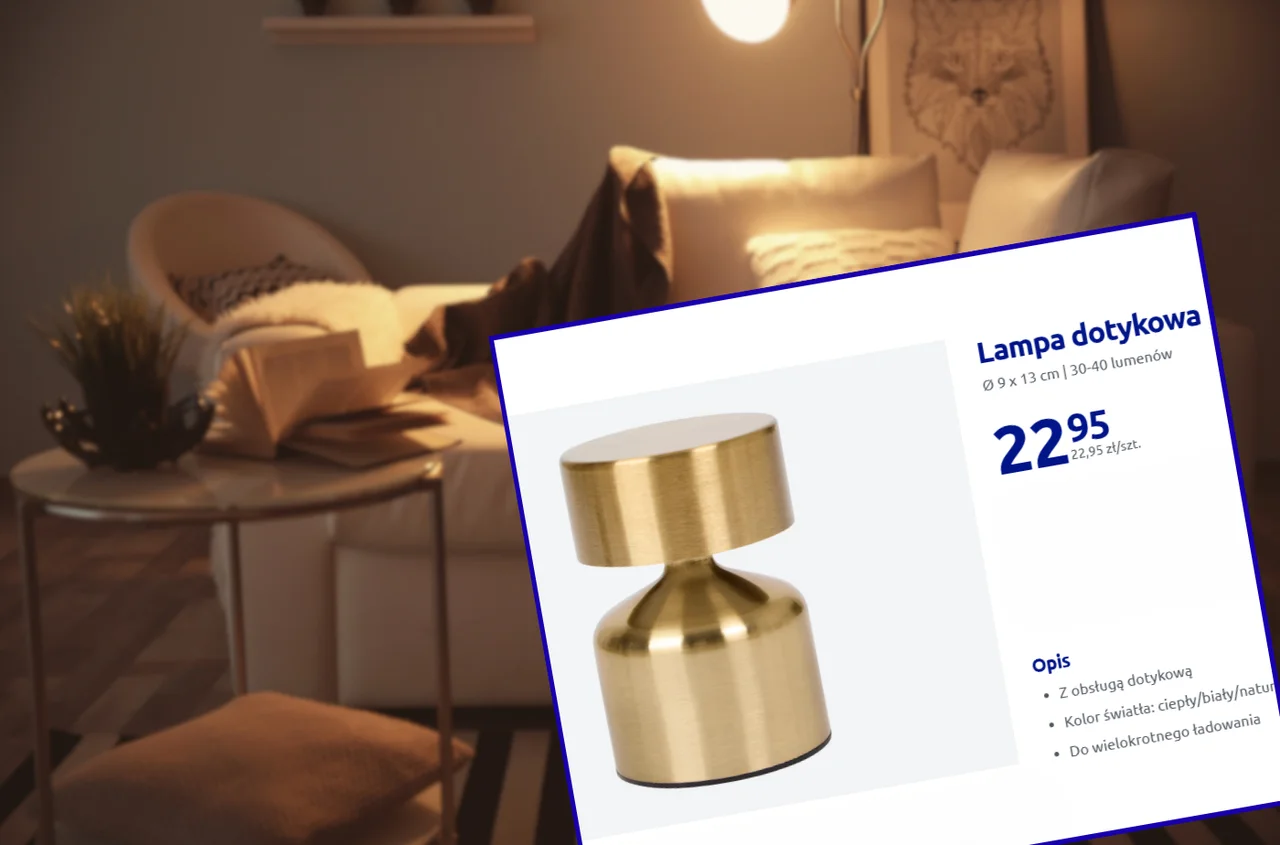 Ta lampka z Action za 23 zł to must-have na jesienne wieczory! Bez kabla, dotykowa, a wygląda i świeci bosko