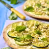 PIZZA Z CUKINIĄ I KREMOWYM SOSEM CZOSNKOWYM