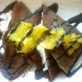 Kakaowe naleśniki z kandyzowanymi pomarańczami – Cocoa pancakes with candied oranges