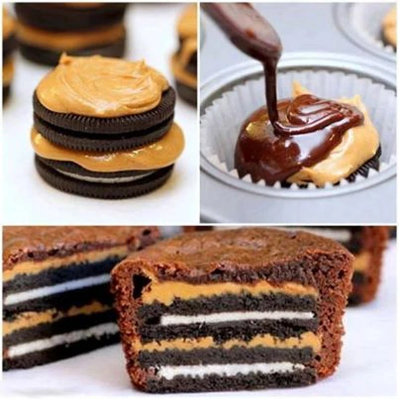 Ciasteczka oreo z masłem czekoladowym
