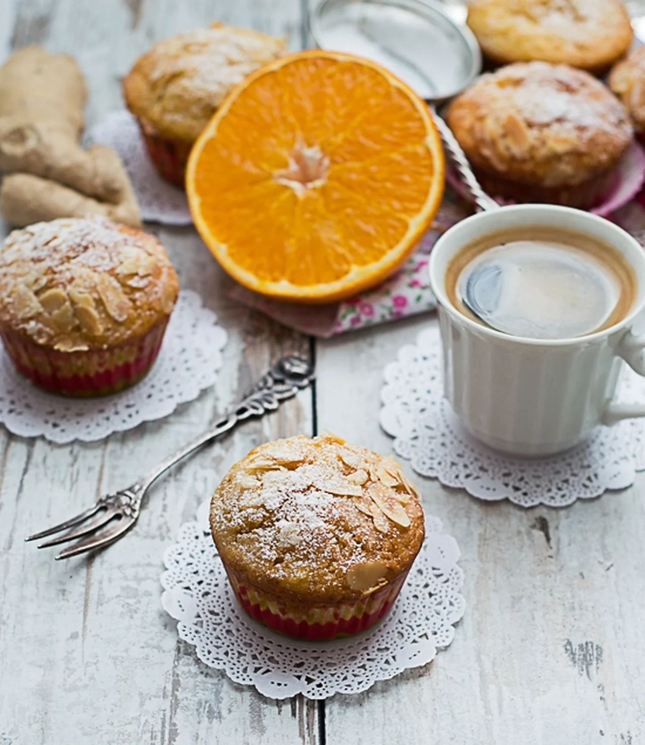 Muffiny pomarańczowo- imbirowe
