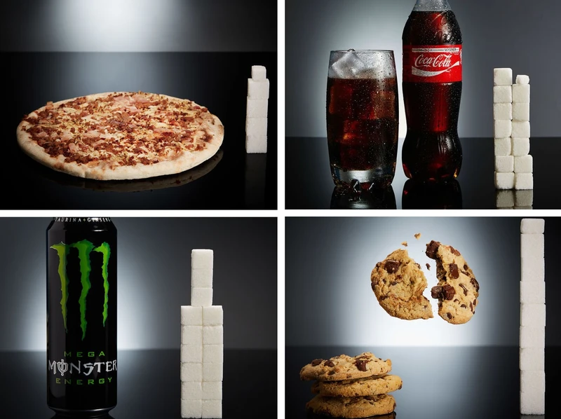 Chcesz wiedzieć ile CUKRU mają w sobie popularne produkty? Sprawdź!