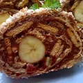 rolada bakaliowa w waflu