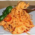 Spaghetti z kurczakiem