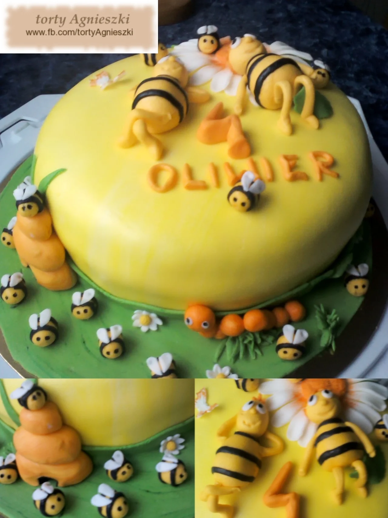 Tort z Mają i Guciem i pszczółkami