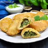 PIEROGI Z PIECA ZE SZPINAKIEM I RICOTTĄ
