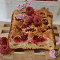 Ciasto drożdżowe z malinami i kokosem (bezglutenowe,wegańskie)
