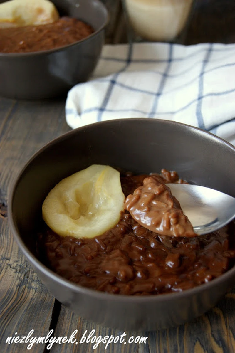 Czekoladowy pudding ryżowy
