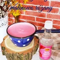 Domowy budyń malinowo różany