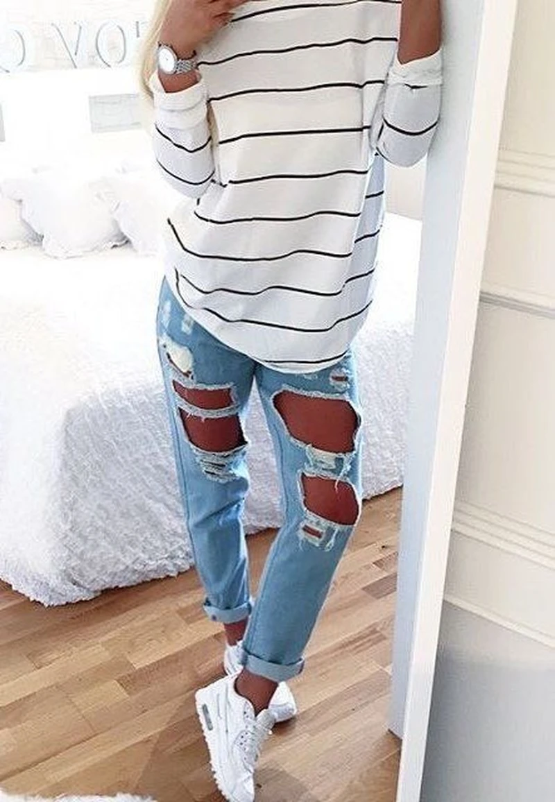 Luźny look