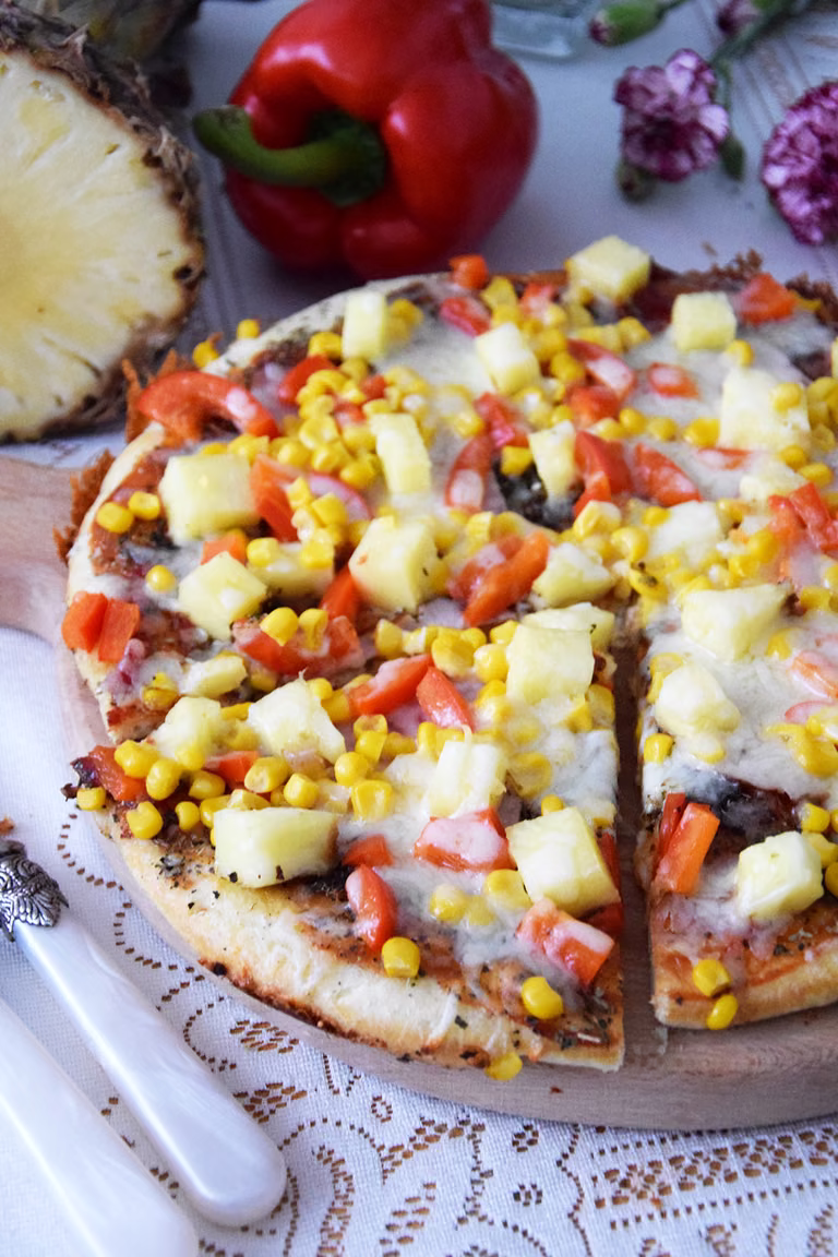 Hawajska pizza z patelni