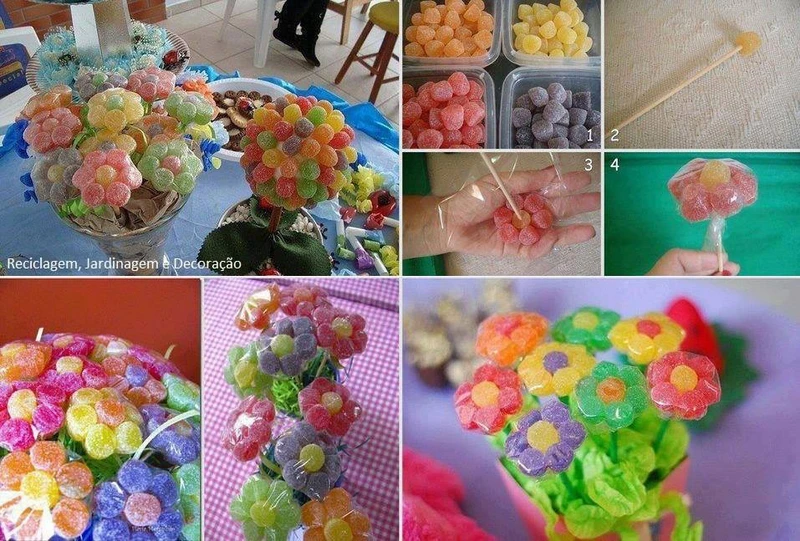Cukierkowe bukiety