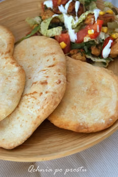 Greckie chlebki pitta