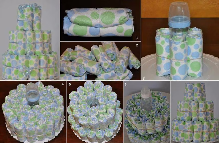 Tort z pampersów