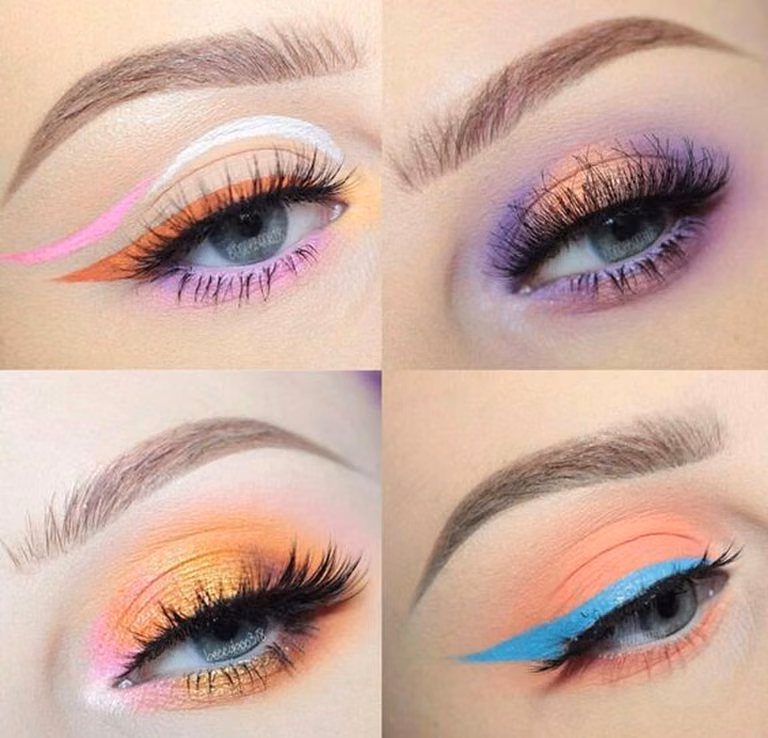 Kolorowy make up