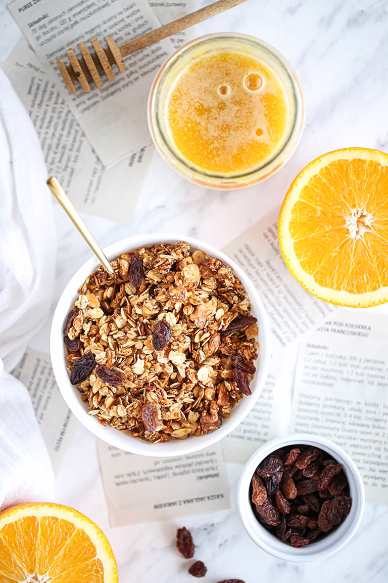Domowa granola przepis krok po kroku