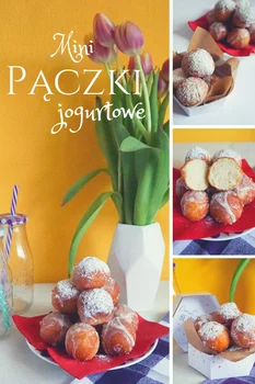 Mini pączki jogurtowe