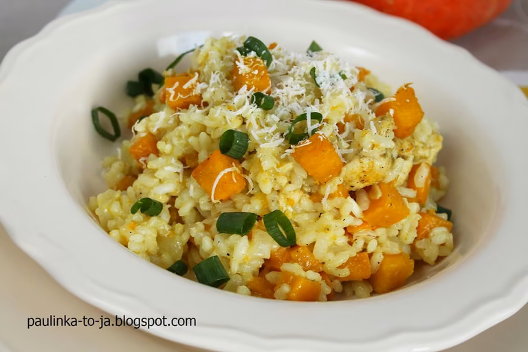 Risotto z kurczakiem i dynią