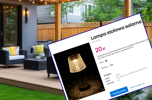 Ta solarna lampka z Pepco za 20 zł bije rekordy popularności! Na taras lub do salonu - kryształowy motyw pięknie rozprasza światło