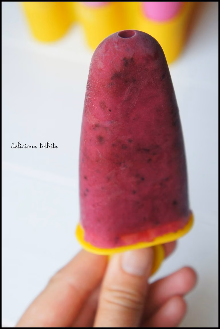 Lody porzeczkowe na jogurcie