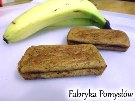Chlebek bananowy bez cukru i tłuszczu/ Pieczony omlet bananowo-owsiany