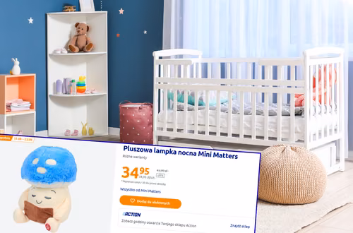 Twoje dziecko boi się ciemności? Ten pluszowy grzybek z Action świeci, gra i przytula – a kosztuje tylko 34,95 zł!