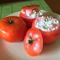 Pomidory faszerowane serem pleśniowym Lazur Błękitny