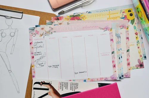 Tygodniowy PLANNER do druku