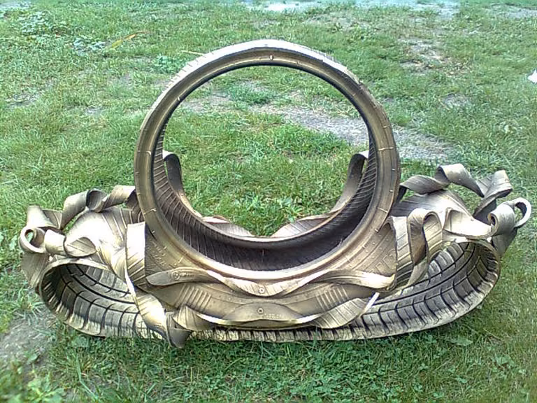 Koszyk z opony