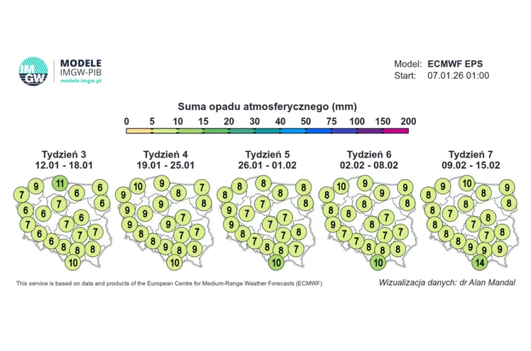 Zdjęcie IMGW opublikowało prognozę pogody na ferie 2026! A jeden zimowy miesiąc szczególnie zaskoczy #6