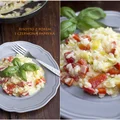 Risotto z porem i czerwoną papryką