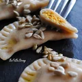 Żytnie pierogi dyniowe a'la ruskie (wegańskie)