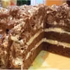 Tort czekoladowo - bananowy