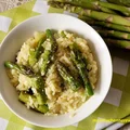 Kremowe risotto ze szparagami