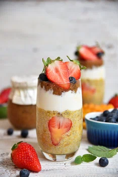 Mango lassi Chia Pudding