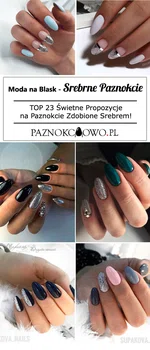 Moda na Blask – Srebrne Paznokcie! TOP 23 Świetne Propozycje na Paznokcie Zdobione Srebrem!