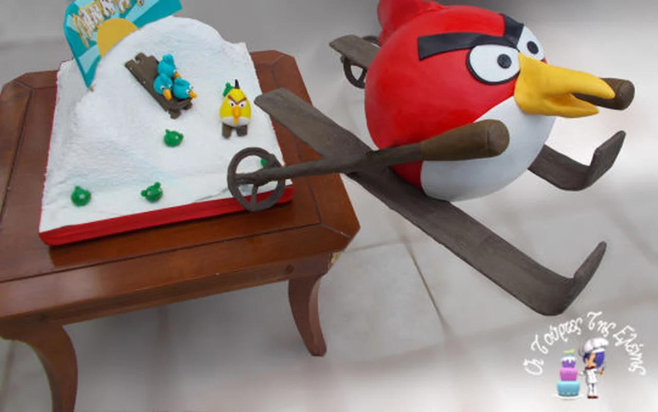 Torcik z Angry Birds