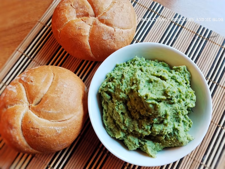 Pasta z zielonego groszku Vegan