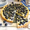 Tarta z borówkami i solonym karmelem