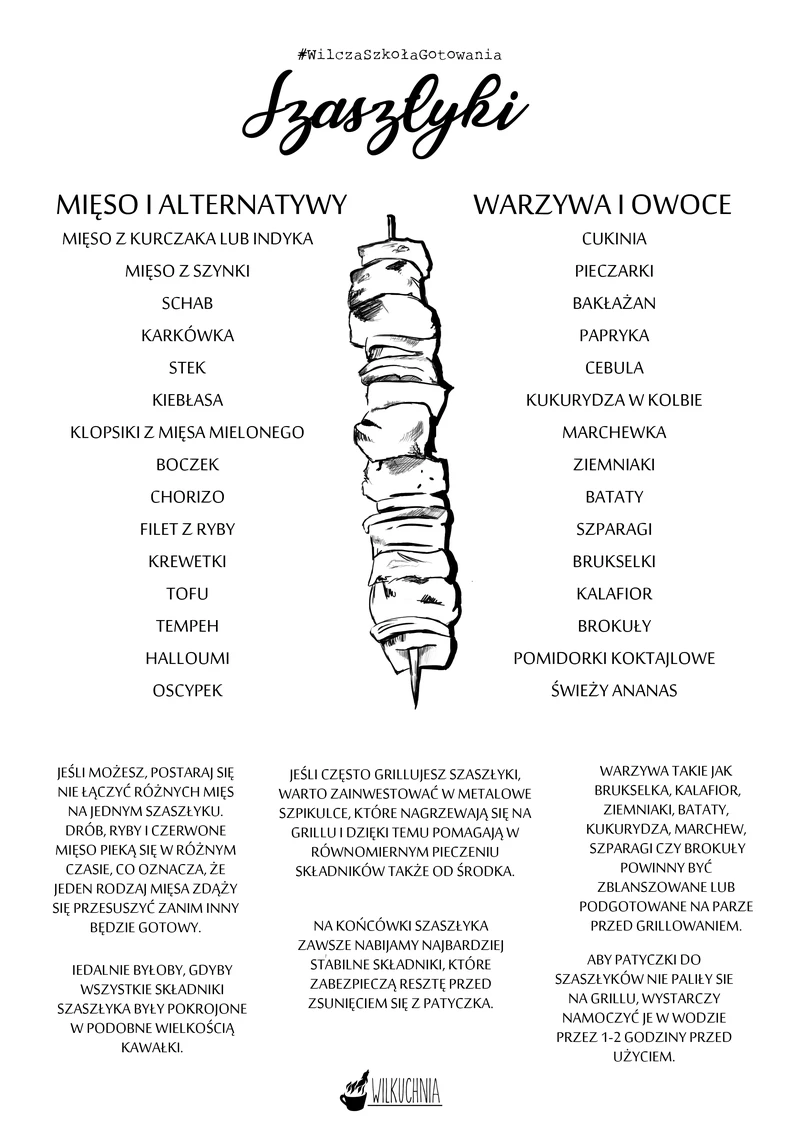 Szaszłyki - pomysły i rady na grilla