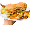 Burgery z orkiszu, indyka i cukinii