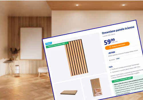 Te drewniane panele z Action odmienią nudną ścianę w godzinę! Metamorfoza za 60 zł, bez fachowców, a efekt zachwyca
