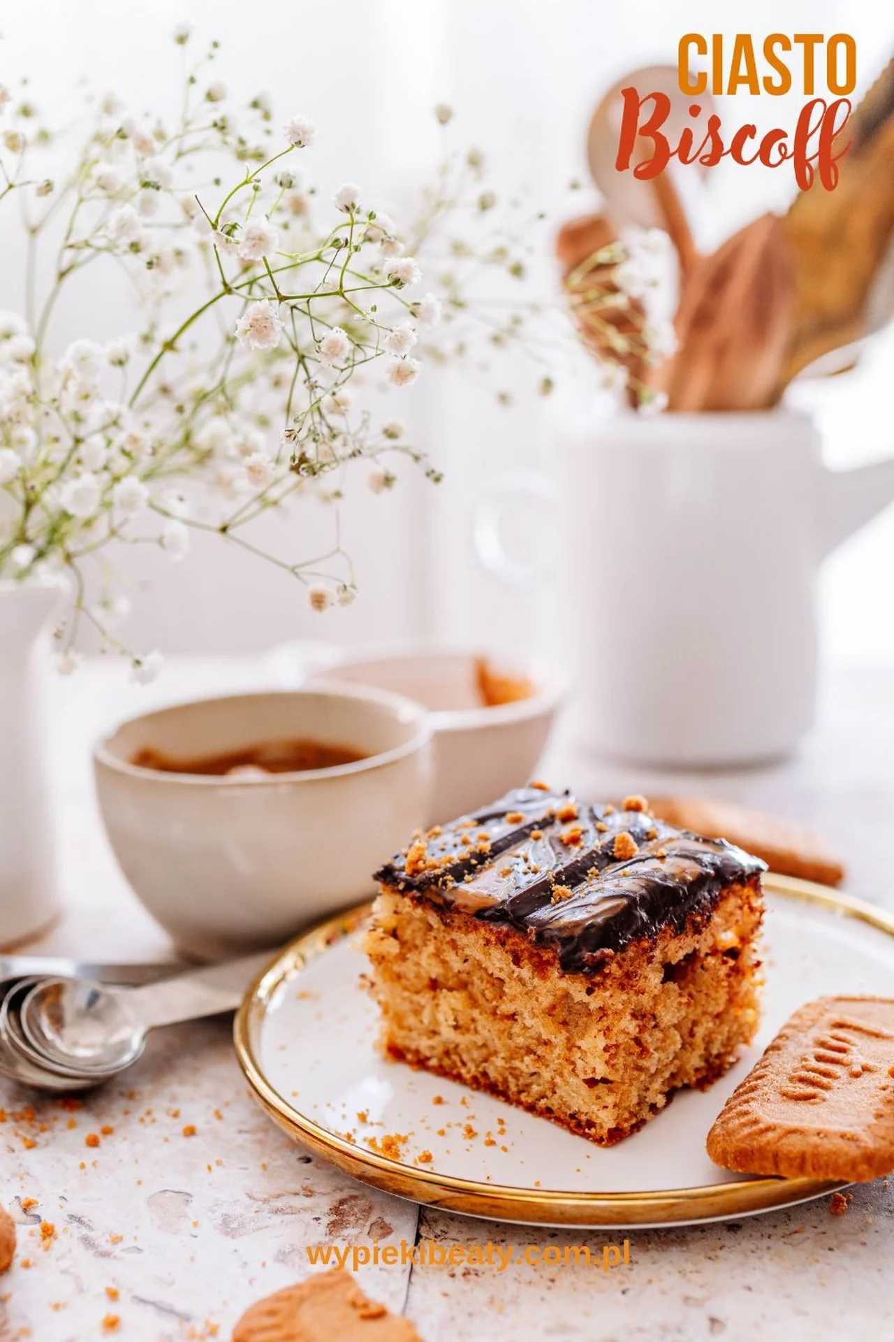 Przepis na ciasto Biscoff