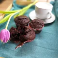 MUFFINKI CZEKOLADOWE  Z BANANAMI