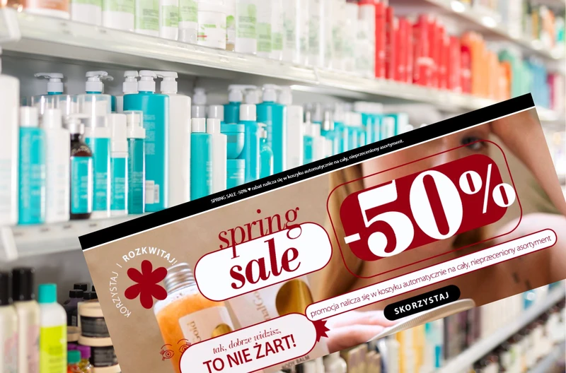 -50% na wszystkie nieprzecenione kosmetyki! Popularna marka wystartowała z atrakcyjną, wiosenną wyprzedażą