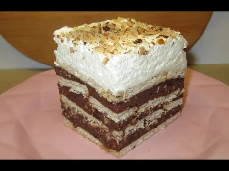 Ciasto czekoladowo-orzechowe bez pieczenia